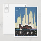  Chicago Illinois USA. Briefkaart (Voorkant / Achterkant)