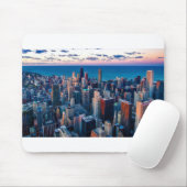 Chicago Illinois USA - Chicago Skyline at Sunset Muismat (Met muis)