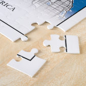 Chicago Illinois USA City Travel City Map Legpuzzel (Zijkant)