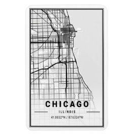 Chicago Illinois USA City Travel City Map Magneet