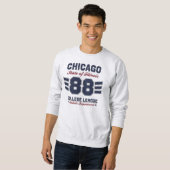 CHICAGO ILLINOIS VARSITY SCRIPT CLASSIC SPORTS JER TRUI (Voorkant volledig)