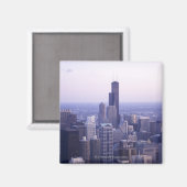Chicago, Illinois, Verenigde Staten 2 Magneet (Voorkant / Achterkant)