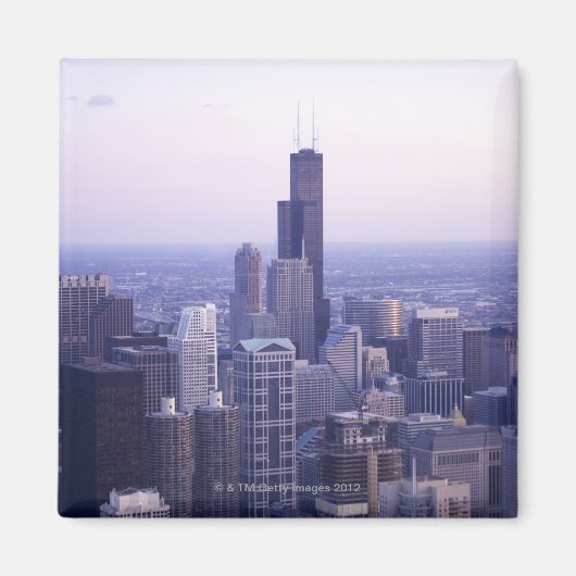 Chicago, Illinois, Verenigde Staten 2 Magneet (Voorkant)