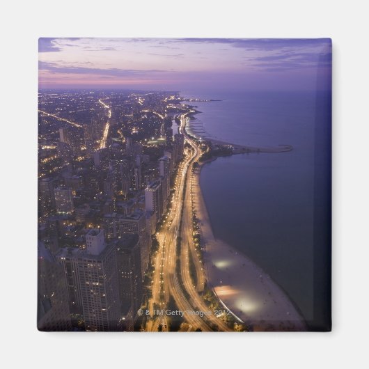 Chicago, Illinois, Verenigde Staten 6 Magneet (Voorkant)