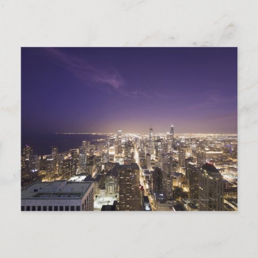 Chicago, Illinois, Verenigde Staten 7 Briefkaart (Voorkant)