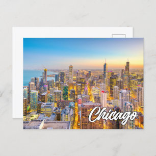 Chicago, Illinois, Verenigde Staten Briefkaart