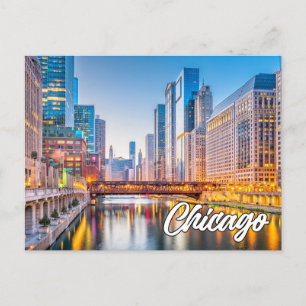 Chicago, Illinois, Verenigde Staten Briefkaart