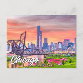 Chicago, Illinois, Verenigde Staten Briefkaart