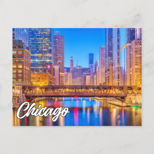 Chicago, Illinois, Verenigde Staten Briefkaart