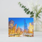 Chicago, Illinois, Verenigde Staten Briefkaart (Staand voorkant)