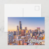 Chicago, Illinois, Verenigde Staten Briefkaart (Voorkant / Achterkant)