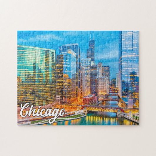 Chicago, Illinois, Verenigde Staten Legpuzzel (Horizontaal)