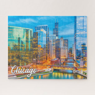 Chicago, Illinois, Verenigde Staten Legpuzzel