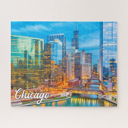 Chicago, Illinois, Verenigde Staten Legpuzzel (Horizontaal)