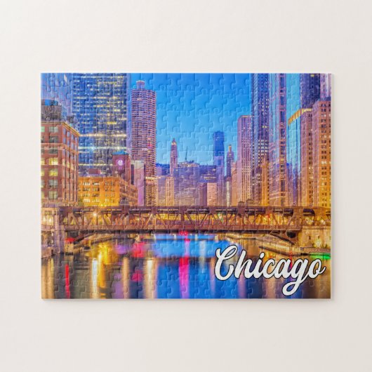 Chicago, Illinois, Verenigde Staten Legpuzzel (Horizontaal)