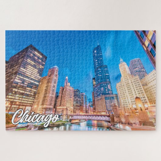 Chicago, Illinois, Verenigde Staten Legpuzzel (Horizontaal)