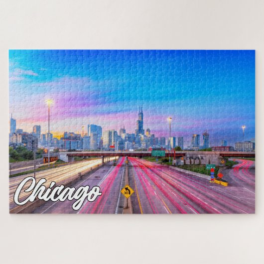 Chicago, Illinois, Verenigde Staten Legpuzzel (Horizontaal)