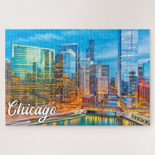 Chicago, Illinois, Verenigde Staten Legpuzzel (Horizontaal)