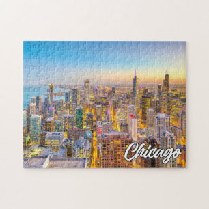Chicago, Illinois, Verenigde Staten Legpuzzel