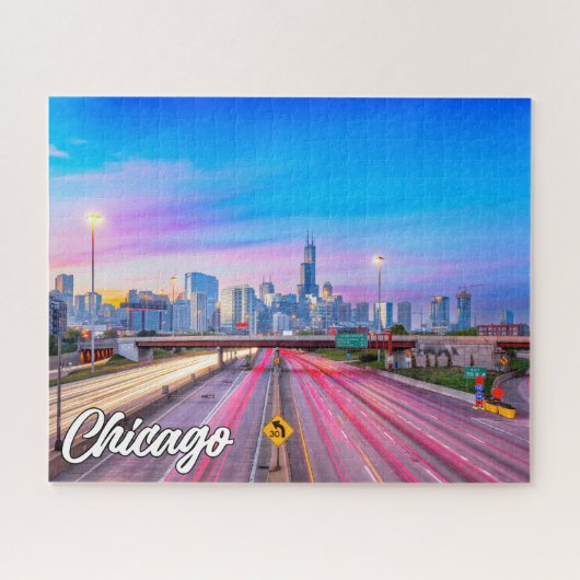 Chicago, Illinois, Verenigde Staten Legpuzzel (Horizontaal)