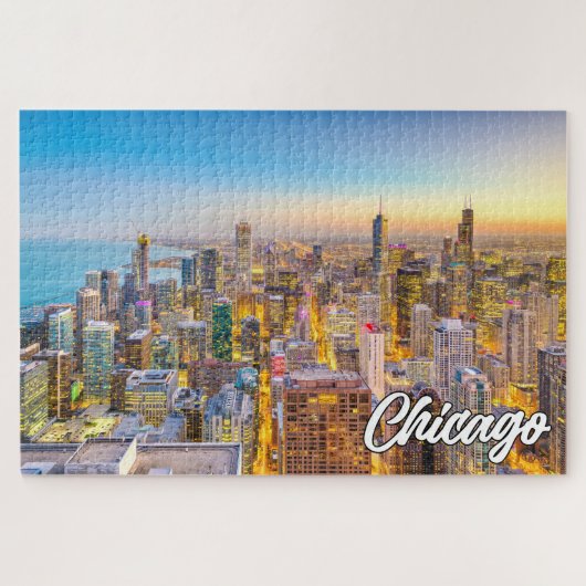 Chicago, Illinois, Verenigde Staten Legpuzzel (Horizontaal)