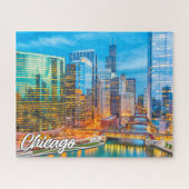 Chicago, Illinois, Verenigde Staten Legpuzzel (Horizontaal)