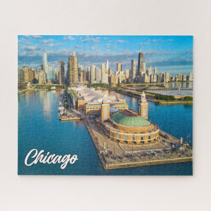 Chicago, Illinois, Verenigde Staten Legpuzzel
