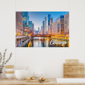 Chicago, Illinois, Verenigde Staten Poster (Keuken)