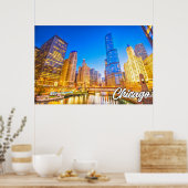 Chicago, Illinois, Verenigde Staten Poster (Keuken)