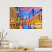 Chicago, Illinois, Verenigde Staten Poster (Keuken)