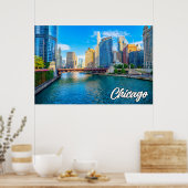 Chicago, Illinois, Verenigde Staten Poster (Keuken)