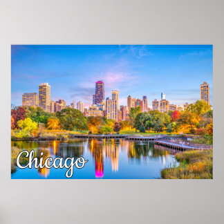 Chicago, Illinois, Verenigde Staten Poster
