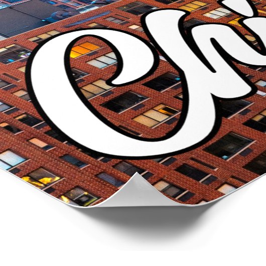 Chicago, Illinois, Verenigde Staten Poster (Hoek)