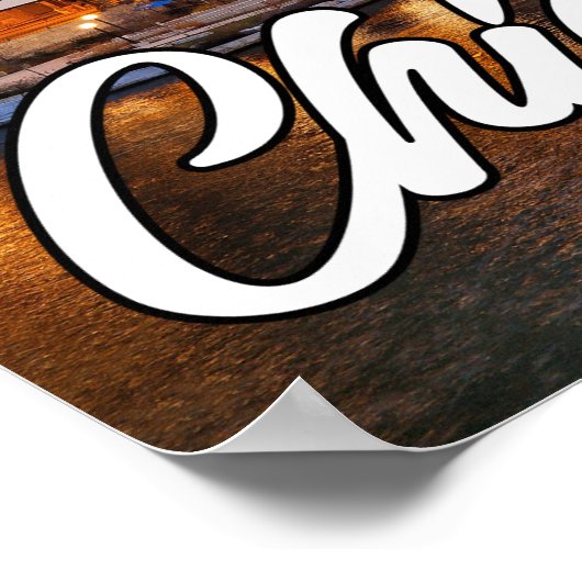 Chicago, Illinois, Verenigde Staten Poster (Hoek)