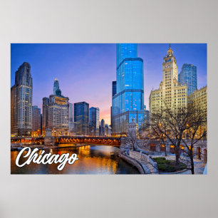 Chicago, Illinois, Verenigde Staten Poster