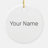 Chicago Illinois Verenigde Staten Retro Skyline Ve Keramisch Ornament (Achterkant)