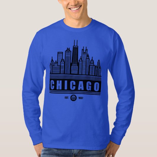 Chicago Illinois Verenigde Staten T-shirt (Voorkant)