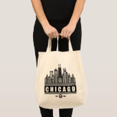 Chicago Illinois Verenigde Staten Tote Bag (Voorkant (product))