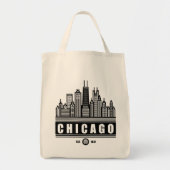Chicago Illinois Verenigde Staten Tote Bag (Voorkant)