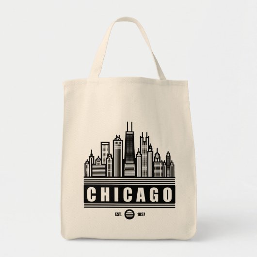 Chicago Illinois Verenigde Staten Tote Bag (Voorkant)