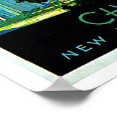 Chicago Illinois Vintage Travel Poster (Hoek)