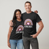 Chicago Illinois voor Rainbow He T-shirt (Unisex)