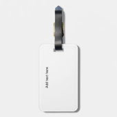 Chicago Illinois Waterverf City Uitzicht Bagagelabel (Achterkant verticaal)