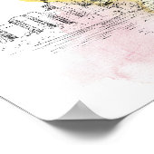 Chicago, Illinois | Waterverf Schets Afbeelding Poster (Hoek)