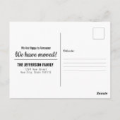 Chicago Illinois  We hebben Briefkaart verplaatst (Achterkant)