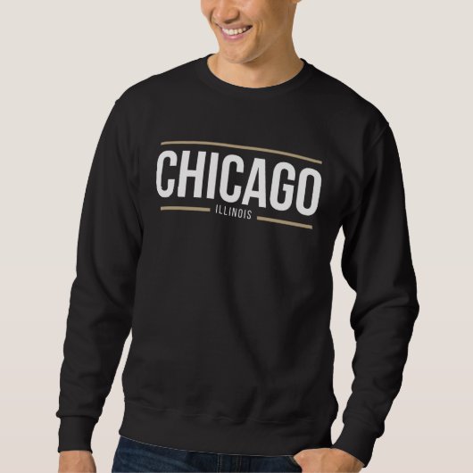 Chicago Illinois Windy City Chi Town Cook County Trui (Voorkant)