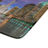 Chicago Illinos City 's nachts Snijplank (Hoek)