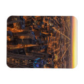 Chicago in de stad bij zonsondergang magneet (Horizontaal)