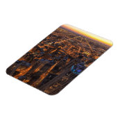 Chicago in de stad bij zonsondergang magneet (Linkerzijde)