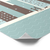 Chicago in de winter poster (Hoek)